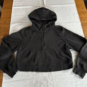 Lululemon Scuba Oversized 1/2 Zip Hoodie Black M/L
